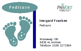 Pedicurepraktijk Irmgard Franken